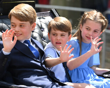 Prince Louis can’t stop waving in this Trooping the Colour carriage video